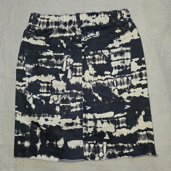 Love, Fire Gray N White Acid Wash Mini Sz XS/1P Cut Off Hem Ready To Rock!! - Picture 9 of 11